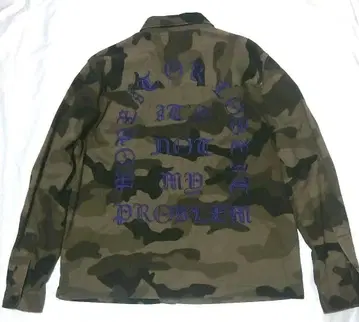 H&M DIVIDED line 카모플라쥬 자켓 자수 해외 L 사이즈