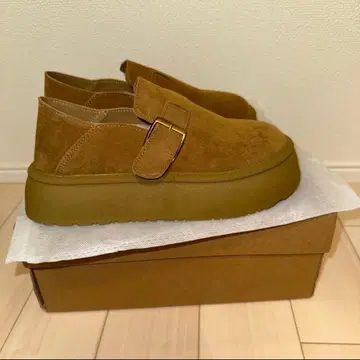 Queenzoo 통굽 캐주얼 플랫폼 슈즈 여성용 로퍼