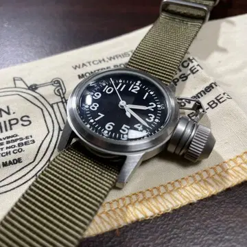 몽트르 로이 USN BUSHIPS 손목시계 밀리터리 워치