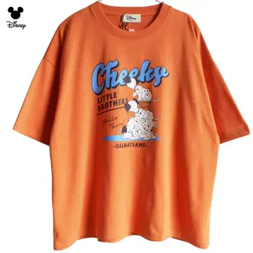 디즈니 101마리 달마시안 T셔츠 L 달마시안 와이드 넉넉한 핏