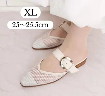 DIANA 다이애나 플랫 투 클로즈드 뮤즈 메쉬 25/25.5