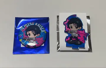 주술회전 아크릴 스탠드 캔뱃지 옷코츠 유타 랩핑