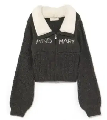 andmary Mary 로고 집업 탑