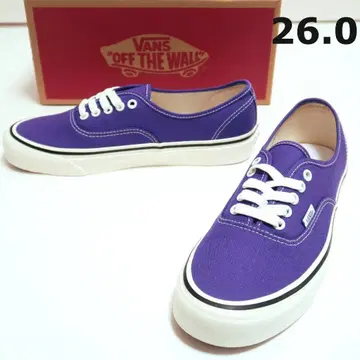 26 새상품 VANS 애너하임 팩토리 오센틱 44DX 보라색