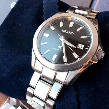 그랜드세이코 블랙 다이얼 손목시계