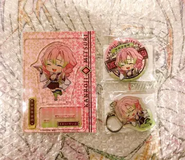 애니메이션 귀멸의 칼날 칸로지 미츠리 캔뱃지 아크릴 스탠드 아크릴 키링