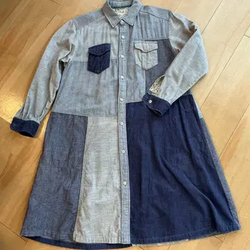 Nassau County 패치워크 셔츠 원피스