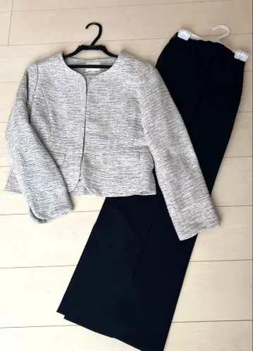 포멀 트위드 자켓 M 팬츠 세트 입학식