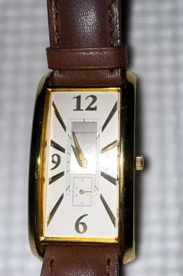 해밀턴 Hamilton 스퀘어 손목시계 작동품