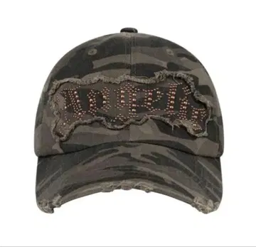 2000 ARCHIVES 캡 카키 로고 카모 패턴