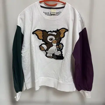 그렘린 기즈모 트레이닝복 더블 네임 퍼플 그린 화이트