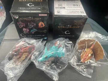 몬헌 와일즈 제일복권 C상 헤드 마그넷 3종 세트