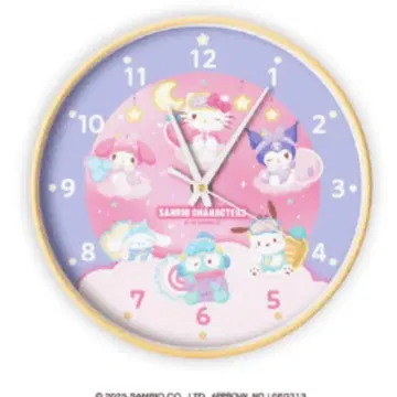 새상품 산리오 벽걸이 시계