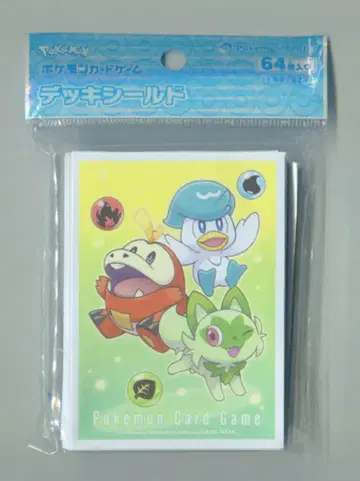 포켓몬 카드 슬리브 냐오하&뜨아거&꾸왁스 64장