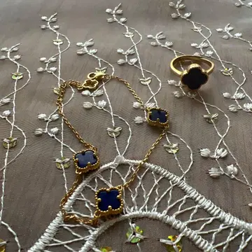 오사카 간사이 엑스포 회장 한정품 라피스라줄리 팔찌 네이비