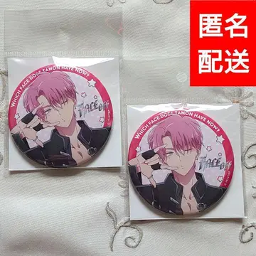 후쿠하라 타몬 타몬군 이마 돗치 F/ACE OFF BIG 캔뱃지 핸즈