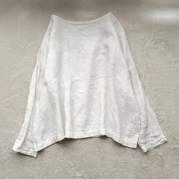 TROIS 트로아 FRENCH Bleu 린넨 튜닉 블라우스 린넨 100%