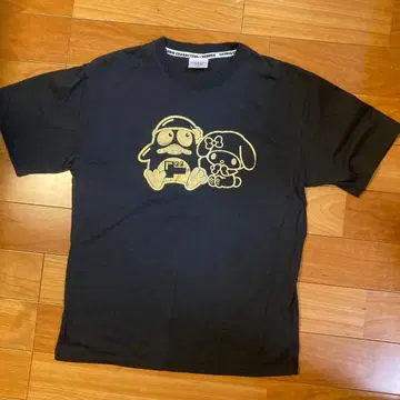 산리오 마이멜로디 x 돈펜 T셔츠 M 사이즈 블랙