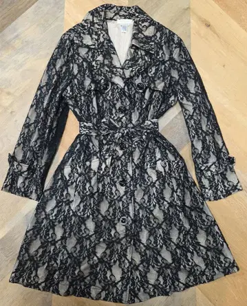 APRIO 레이스 트렌치코트 18/14 이탈리아제 y2k y64