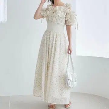 MAJESTIC LEGON 밀푀유 프릴 코르셋 원피스 S 사이즈