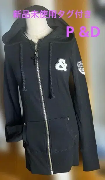 헤이세이 미사용 새상품 앤 바이 핑키앤다이안 (38) 블랙/후드티/긴팔