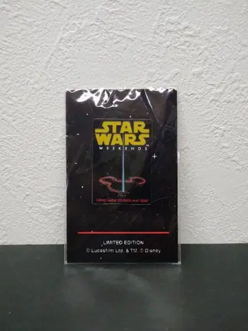 레어! 레트로 WDW 스타 워즈 위크엔드 핀 배지