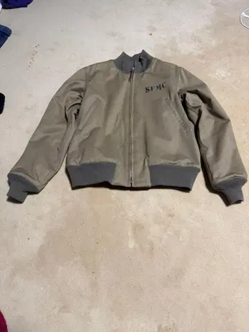 SKULL FLIGHT 탱커 자켓 40 사이즈 카키