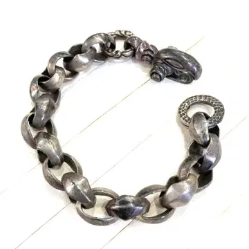 s2279 925 실버 체인 링크 팔찌 레나드 스타일 71g