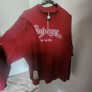 계속 한밤중이면 좋을 텐데 하프 지퍼 맨투맨