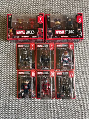 MARVEL 베어브릭 해피 복권 A/B/3/5/17/18/29/30