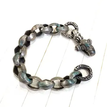 s2280 925 실버 체인 링크 팔찌 카무호트 스타일 65g