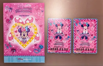 디즈니 리조트 라인 프리 티켓 2장 스탬프 랠리 1장 세트