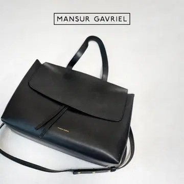 정가 22만 엔 만수르 가브리엘 LADY BAG 베지터블 탄닌 가죽