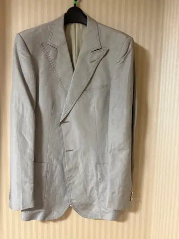 Zegna 테일러드 자켓 라이트 그레이