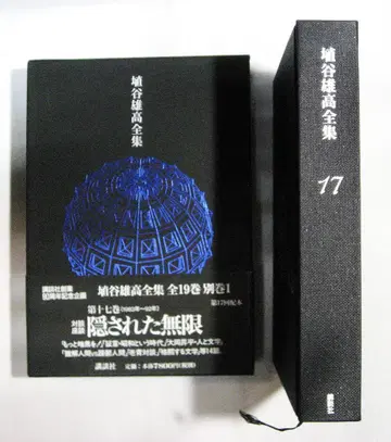 하니야 유타카 전집 제17권 숨겨진 무한