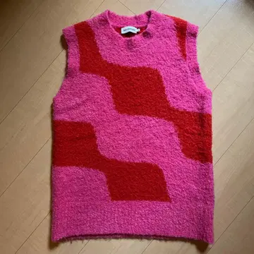 마리메꼬 슬리브리스 니트 스웨터 니트 미니 원피스 xs 빅