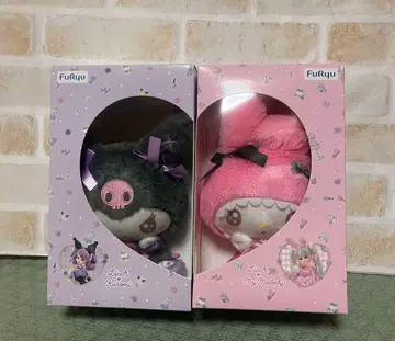 리카짱 콜라보 마이멜로디 쿠로미 장난감 상자입 BIG 봉제 인형