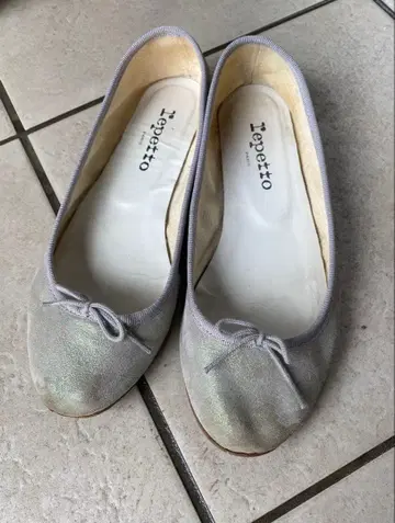 레페토 실버 발레 슈즈