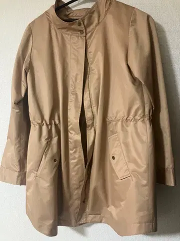 와코루 베이지 트렌치코트 & 퀼팅 베스트 S