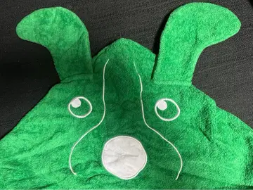 녹황색사회 브로콜리 후드 타월