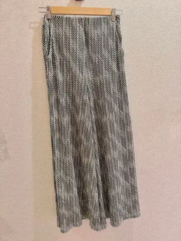 JEANASIS 요우류우 플리츠 하이웨스트 와이드 팬츠