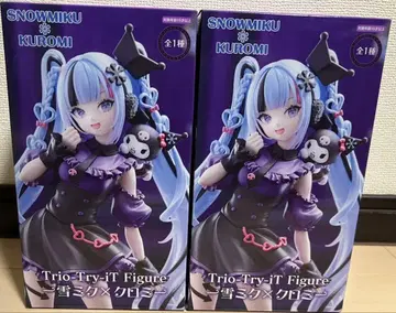 [ 하츠네 미쿠 ] 유키 미쿠 x 쿠로미 피규어 2체 세트