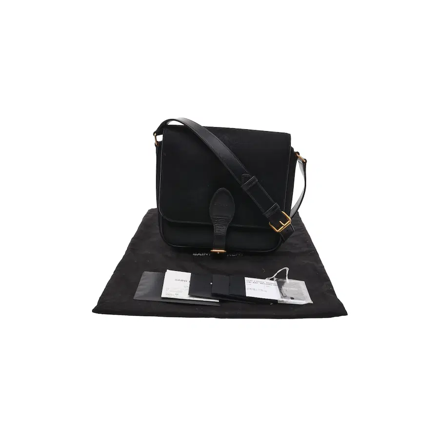 圣罗兰 Le Monogramme 扣环信使包 中号