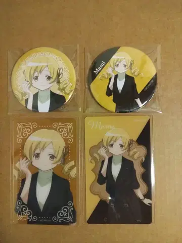 토모에 마미 라라포트 캔뱃지 클리어 카드 마법소녀 마도카 마기카