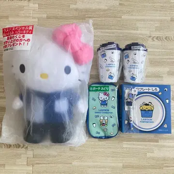 [ 미사용 새상품 ] 로손 복권 키티 6세트