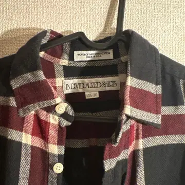 INDIVIDUALIZED SHIRTS 체크 셔츠 104/30