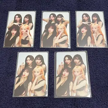 aespa SYNK 도쿄돔 트레이딩 카드 한정판 5장 세트 집합 전원