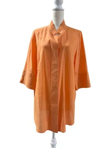 GUEST JOCONDE 블라우스 46 오렌지 7부 소매 루즈핏