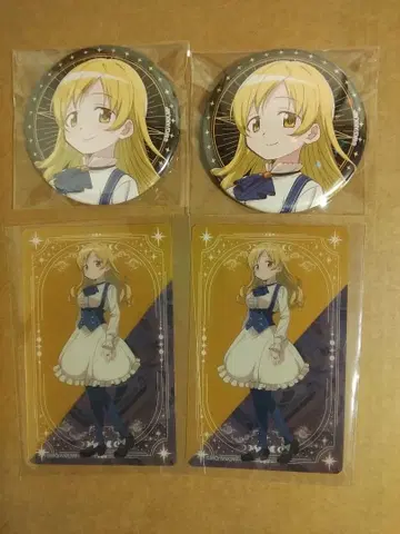 토모에 마미 난자타운 캔뱃지 클리어 시트 컬렉션 마법소녀 마도카 마기카