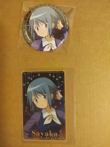 미키 사야카 난자타운 캔뱃지 클리어 시트 컬렉션 마도카 마기카